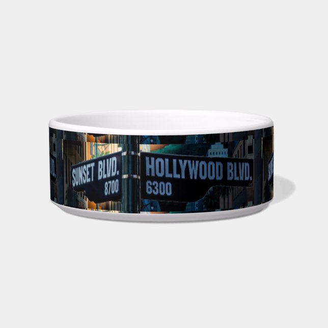 Poster Hollywood Blvd. Haustiernapf Napf (Vorderseite)