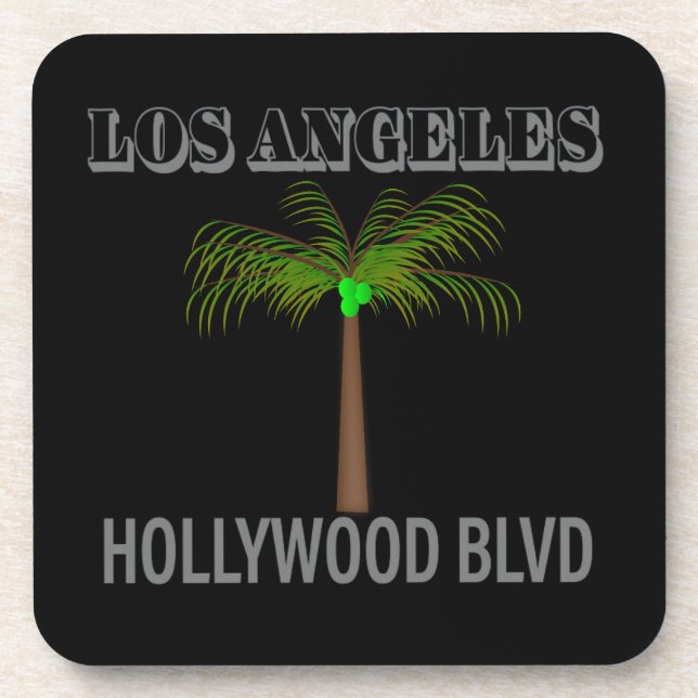 Poster Hollywood Blvd. Untersetzer (Vorderseite)