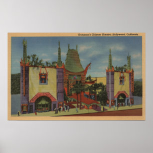 Poster Hollywood, le théâtre chinois de CAGrauman