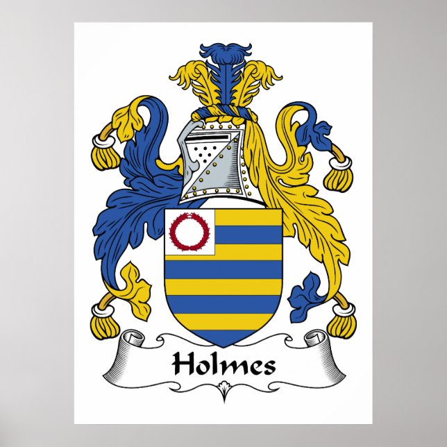 Poster Holmes Family Crest (Devant)