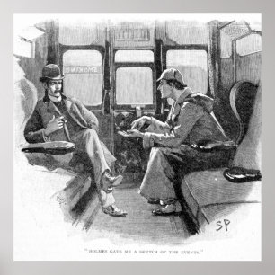 Poster Holmes M'A Donné Un Croquis Des Événements