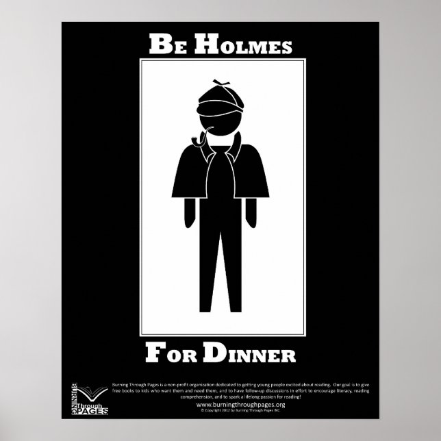 Poster Holmes Pour Le Dîner (Devant)