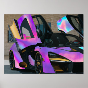 Poster holo car