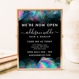 Poster Holographic Alcohol Ink Business