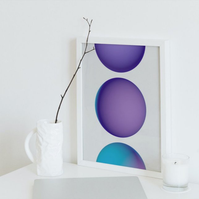 Poster Holographique 80s Art Futuriste Moderne (Créateur téléchargé)