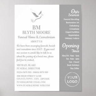 Poster Holy Dove, Funeral Home, Directeurs