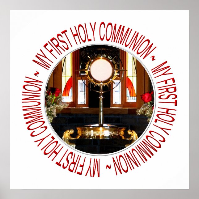 POSTER HOLY EUCHARIST - SAINTE COMMUNAUTÉ (Devant)