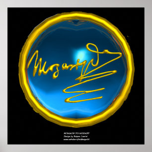 Poster HOMAGE À MOZART, Blue Sapphire taille colossale