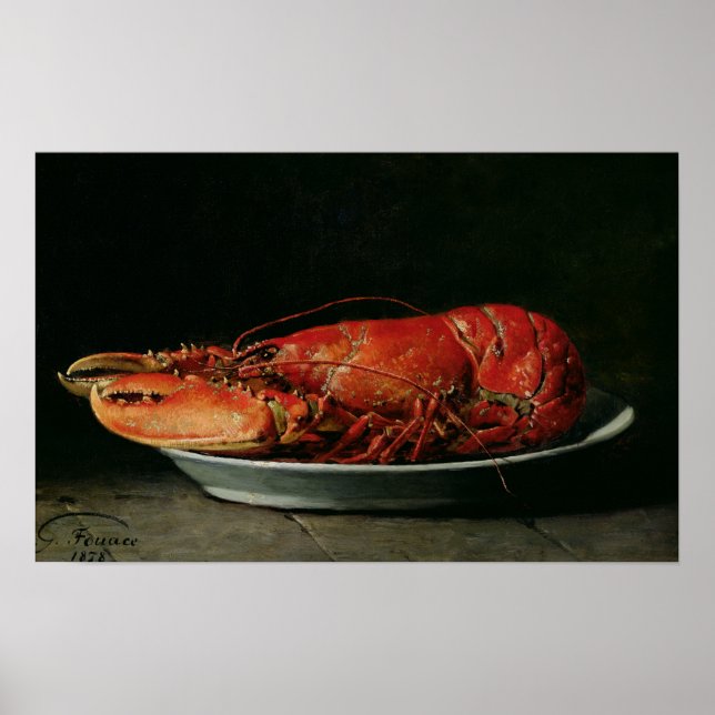 Poster Homard, 1878 (Devant)