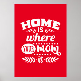 Poster Home Maman
