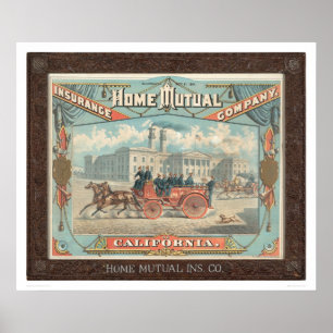 Poster Home Mutual Insurance Company de la Californie