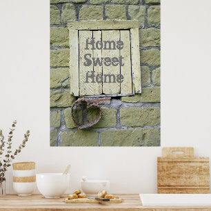 Poster 'Home Sweet Home'