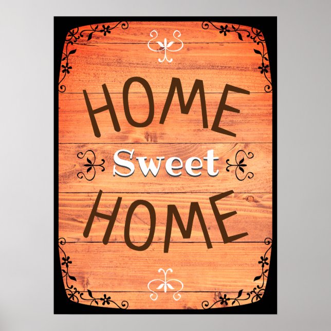 Poster Home Sweet Home (Devant)