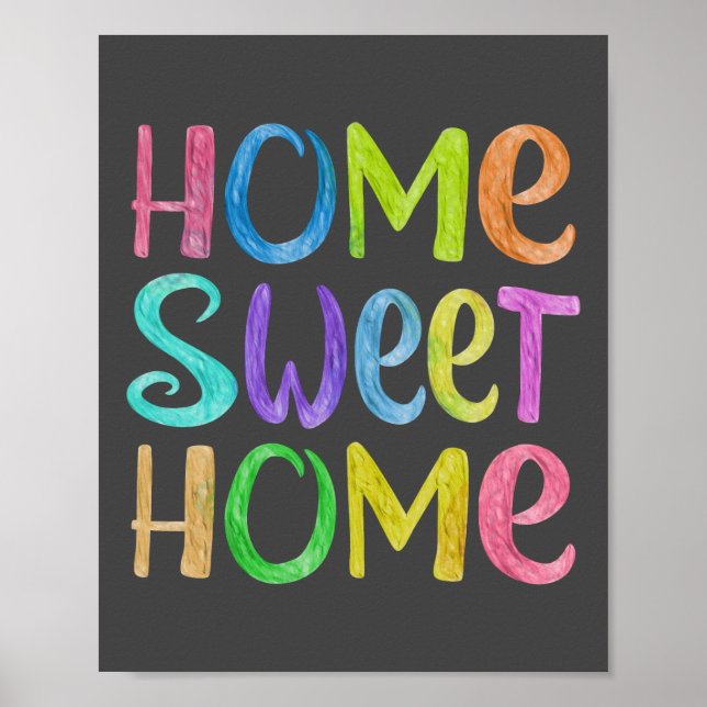 Poster Home Sweet Home (Devant)