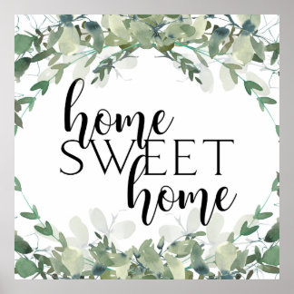 Poster Home Sweet Home Agritourisme