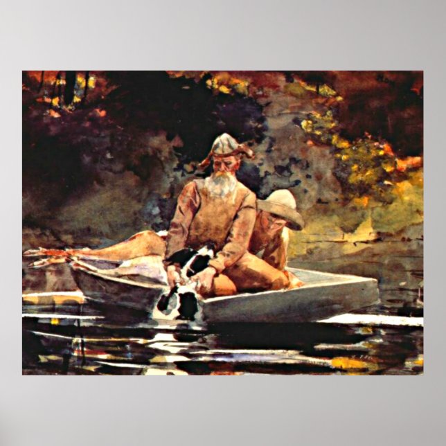 Poster Homer - Après la chasse (Devant)