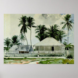Poster Homer - Cabine, Nassau