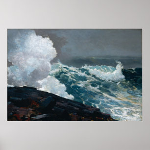 Poster Homer's Northeaster
