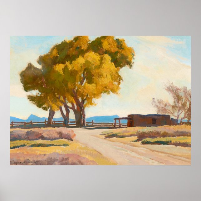 Poster Homestead par Maynard Dixon (Devant)