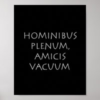 Hominibus plenum amicis vide