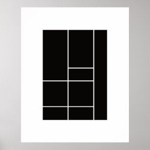 Poster Hommage à Mondrian 1.1