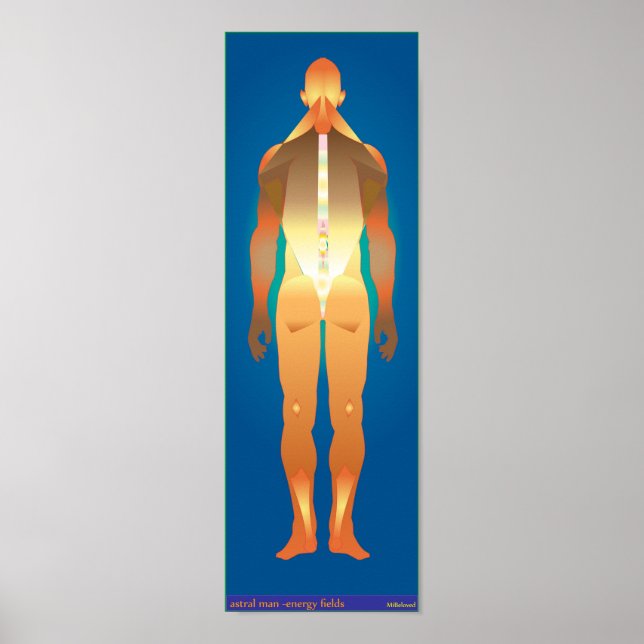 Poster homme astral (Devant)