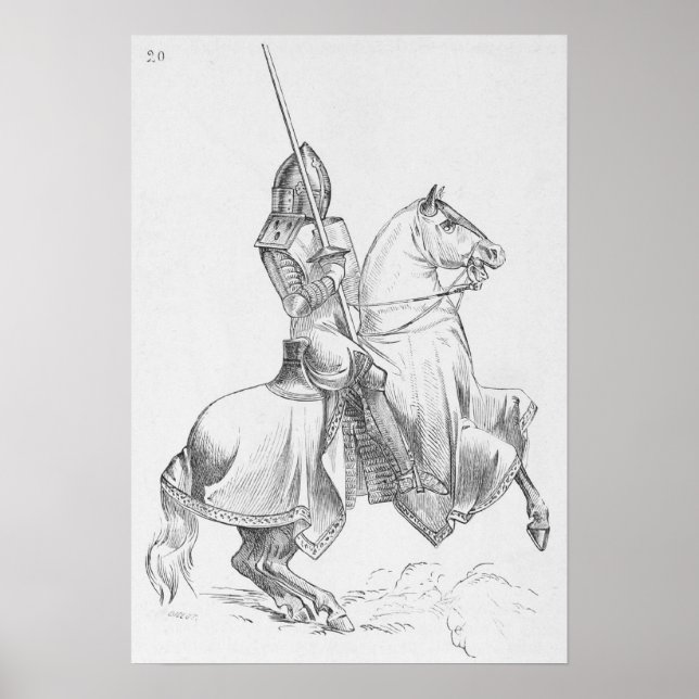 Poster Homme aux armes (Devant)