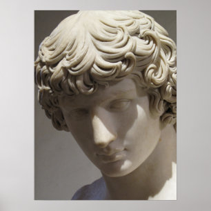 Poster Homme beau Antinous Hadrian aimé