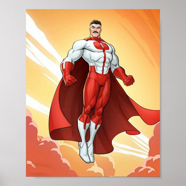 Poster homme classique (Devant)