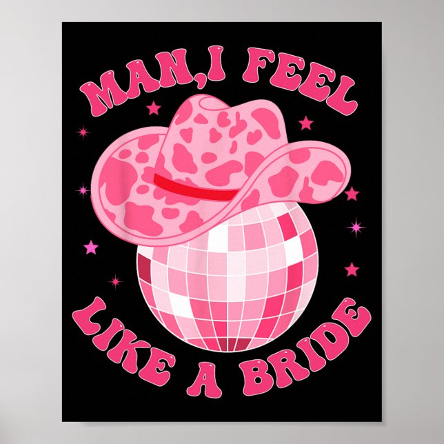 Poster Homme Je Me Sens Comme Une Mariée Casquette Disco  (Devant)
