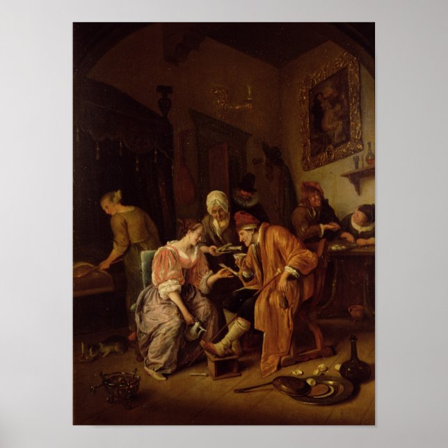 Poster Homme malade (Devant)