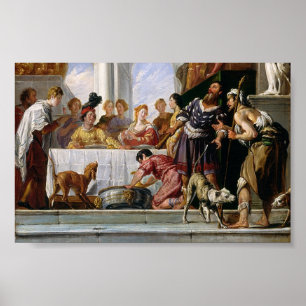 Poster Homme riche et Lazarre