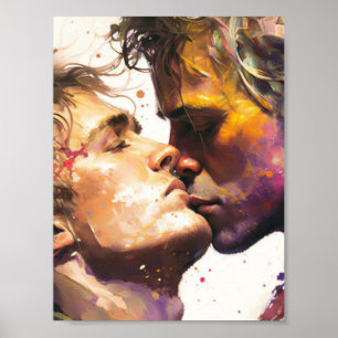 Poster Hommes amoureux