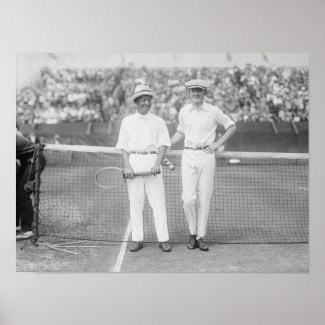 Poster Hommes au tournoi de tennis à Washington DC (Devant)