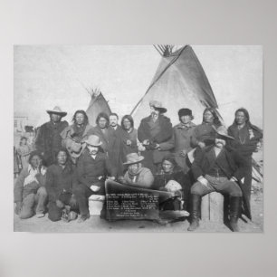 Poster Hommes blancs (y compris Buffalo Bill) et Lakota 2