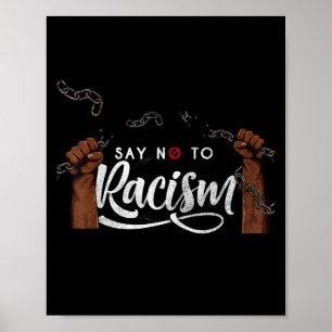 Poster Hommes Femmes Les Enfants Disent Non Aux Citations