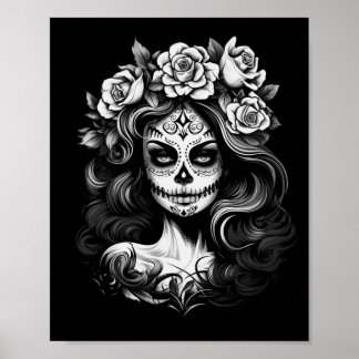 Poster Hommes La Catrina Jour De L'agence Gouvernementale