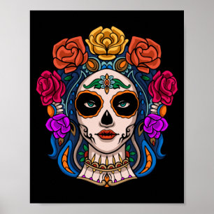 Poster Hommes La Catrina Jour De L'agence Gouvernementale