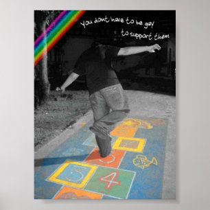 Poster Homosexuel de soutien