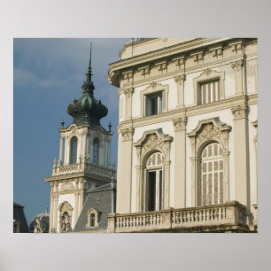 Poster HONGRIE, région du lac Balaton, KESZTHELY :