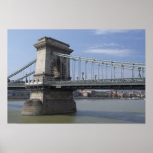 Poster Hongrie, ville capitale Budapest. Historique