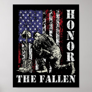 Poster Honneur Les Fallen Se Souviennent Ne Jamais Oublie