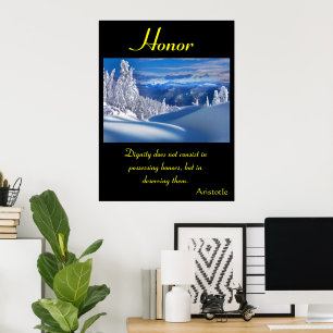 Poster Honor Dwells Au Milieu De Rolling Hills Serenity