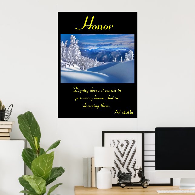 Poster Honor Dwells Au Milieu De Rolling Hills Serenity (Bureau à domicile)