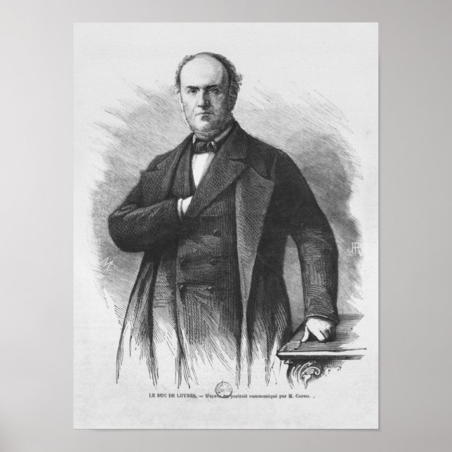 Poster Honore d'Albert, duc de Luynes (Devant)
