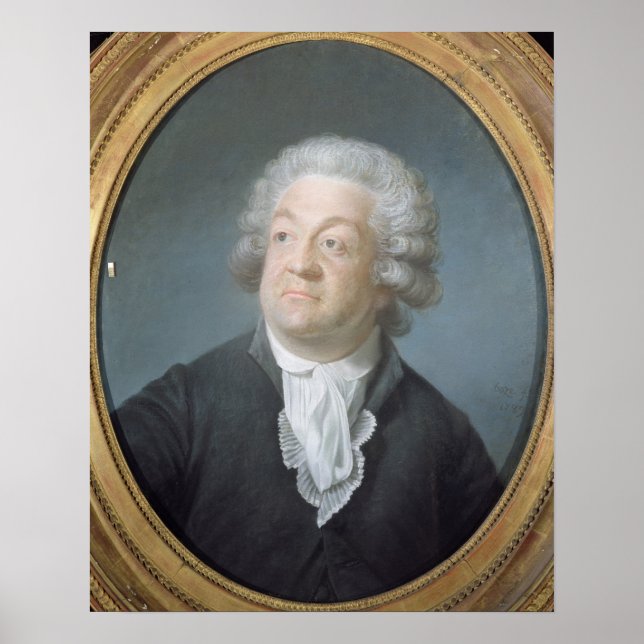 Poster Honore Gabriel Riqueti Comte de Mirabeau, 1789 (Devant)
