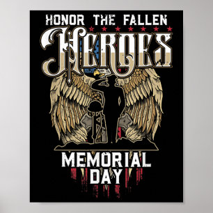 Poster Honorer la Journée commémorative des soldats des h