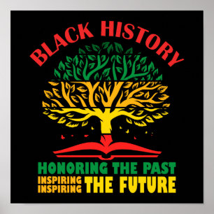 Poster Honorer Le Passé Inspirer L'Avenir Histoire Noire