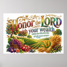 Honorez Dieu en premier avec vos richesses toujour