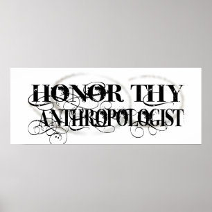 Poster Honorez Thy anthropologue